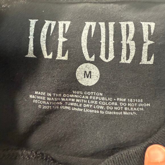 Ice Cube Graphic T-Shirt Black Men’s Medium Rap Hip Hop Tee Vintage Style - Picture 4 of 6
